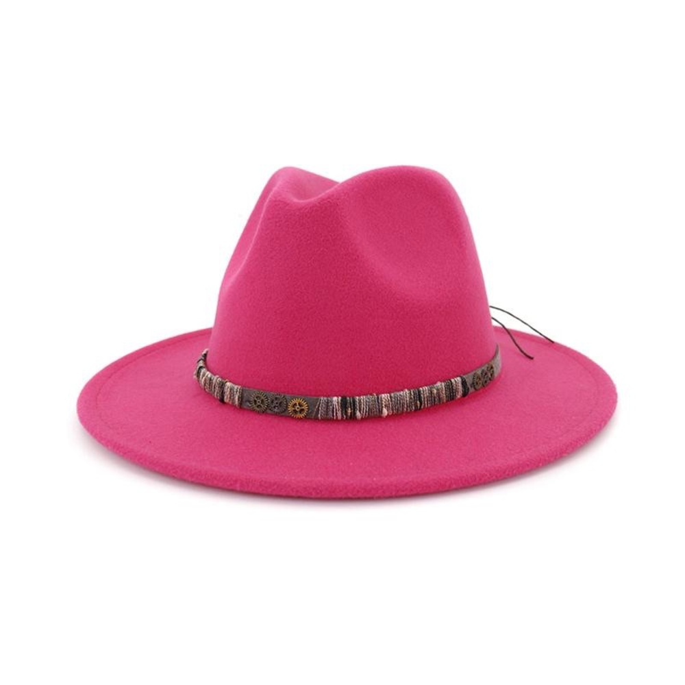 Jazz Hats 3 hats - maroon, black, pink - Picture 3 of 3